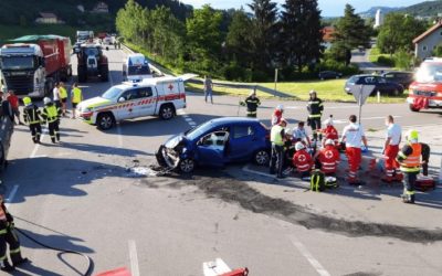 Schwerer Verkehrsunfall in Redl
