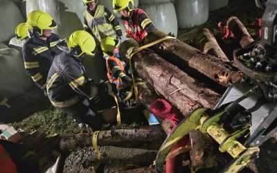 Einsatzübung Forstunfall